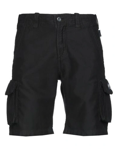 Shop Three Stroke Man Shorts & Bermuda Shorts Black Size 30 Cotton