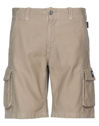 Shop Three Stroke Man Shorts & Bermuda Shorts Sand Size 30 Cotton In Beige
