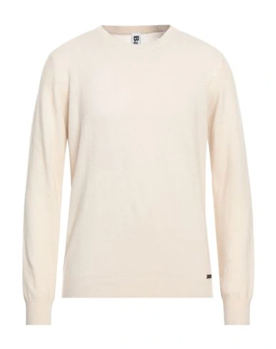 Shop Bark Man Sweater Ivory Size Xxl Wool, Viscose, Polyamide, Cashmere In White