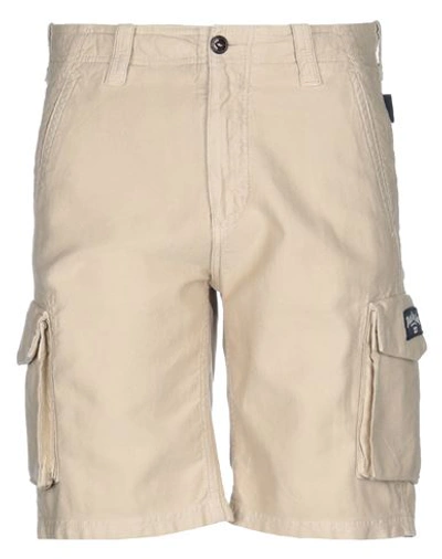 Shop Three Stroke Man Shorts & Bermuda Shorts Beige Size 30 Cotton