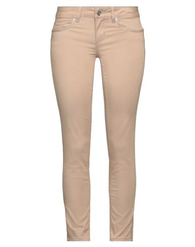 Liu •jo Woman Pants Beige Size 25w-28l Cotton, Polyester, Elastane In Beige