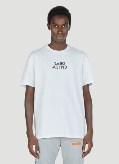 Shop Gallery Dept. Logo Print T-shirt In White