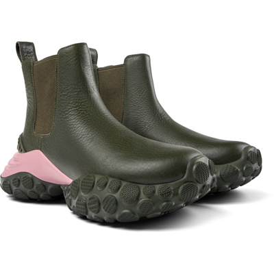 Camper Pelotas Mars Chelsea Boot In Green
