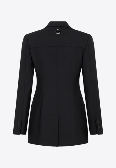 Shop Off-white Cargo Round Jacket In Wool Blend In Black