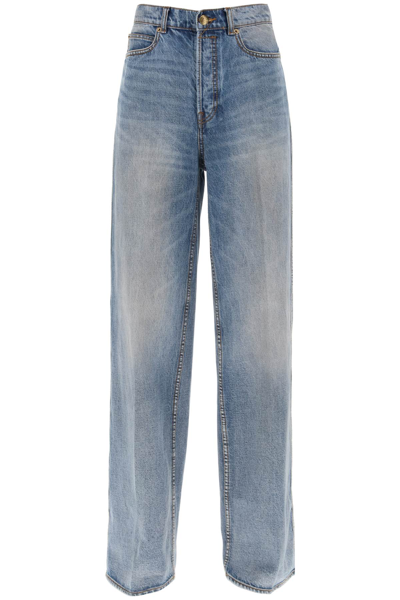 Shop Zimmermann 'luminosity' Wide Leg Jeans In Light Blue