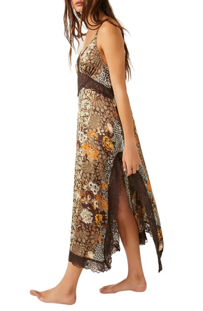 Shop Free People Right Now Nightgown In Hot Fudge Combo