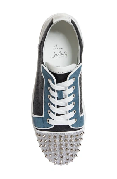 Shop Christian Louboutin Louis Junior Spikes Orlato Sneaker In M026-multi/ Black
