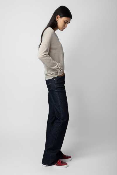 Zadig & Voltaire Kaschmirpullover River In Sugar Multico