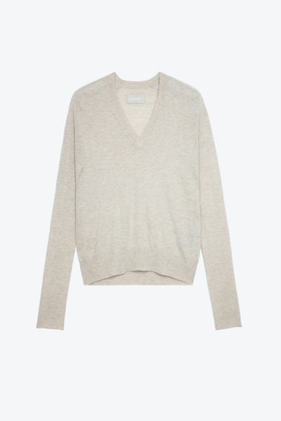 Zadig & Voltaire Kaschmirpullover River In Sugar Multico
