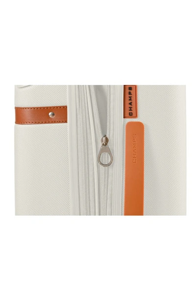 Champs Vintage Carry-on Hardside Spinner In Ivory