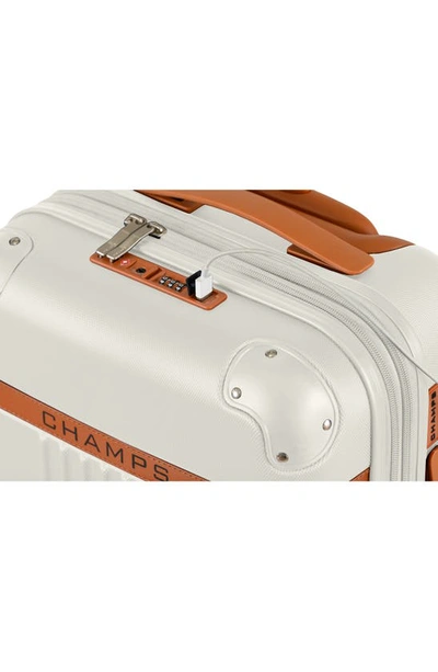 Champs Vintage Carry-on Hardside Spinner In Ivory