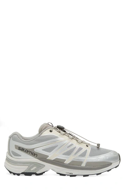 Shop Salomon Gender Inclusive Xt-wings 2 Sneaker In Lunar Rock/ Silver/ Gray