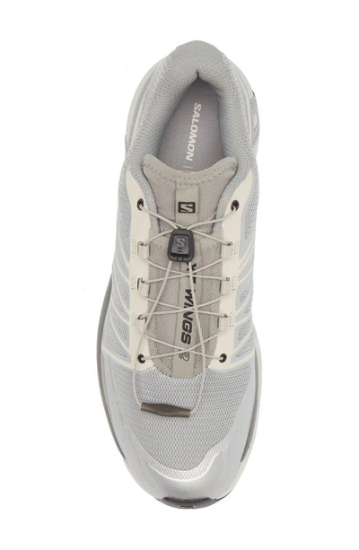Shop Salomon Gender Inclusive Xt-wings 2 Sneaker In Lunar Rock/ Silver/ Gray