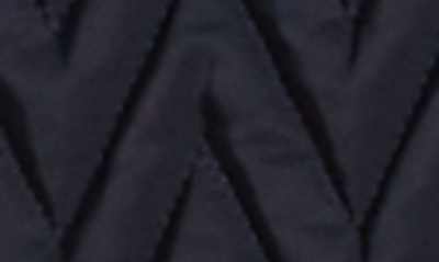 Gallery Chevron Quilt Hooded Jacket In Black