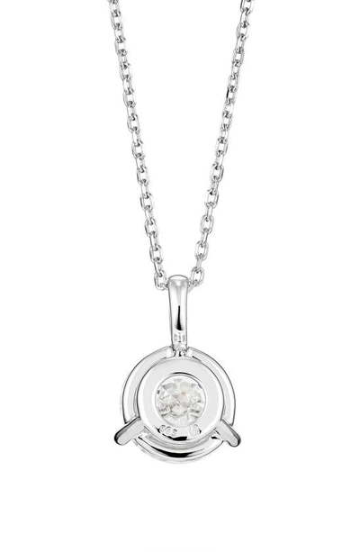 Shop Lightbox Lab-grown Diamond Bail Pendant Necklace In 2.0ctw White Gold