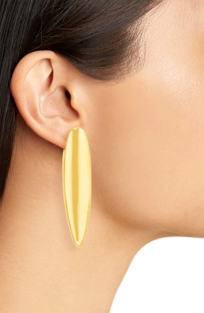 Shop Zimmermann Luminosity Paint Stroke Earrings In Gold