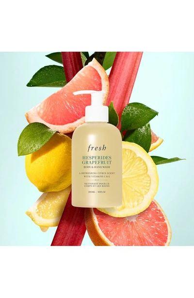 Fresh Hesperides Grapefruit Body And Hand Wash In White