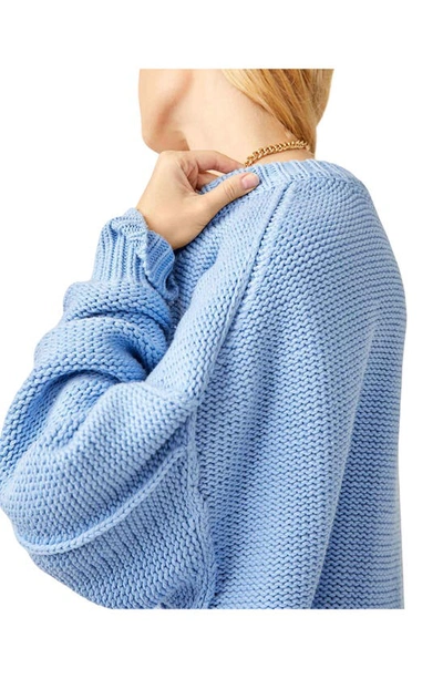 Shop Free People Alli V-neck Sweater In Placid Blue