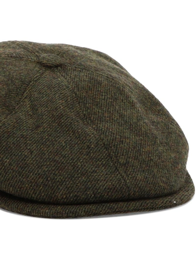 Shop Barbour "claymore" Bakerboy Hat In Green