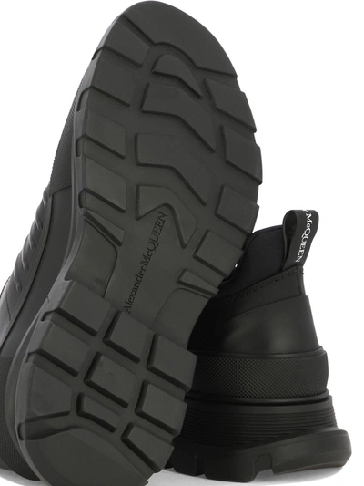 Shop Alexander Mcqueen "lace Up" Sneakers In Black