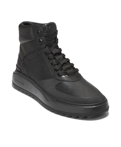 Shop Cole Haan Men's Grandpro Crossover Lace-up Sneaker Boots In Black