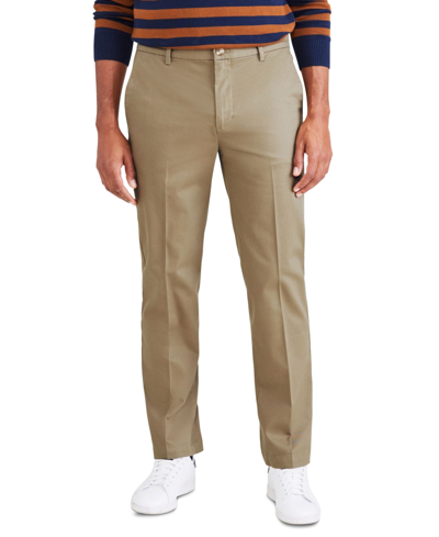 Shop Dockers Men's Signature Straight Fit Iron Free Khaki Pants With Stain Defender In New British Khaki