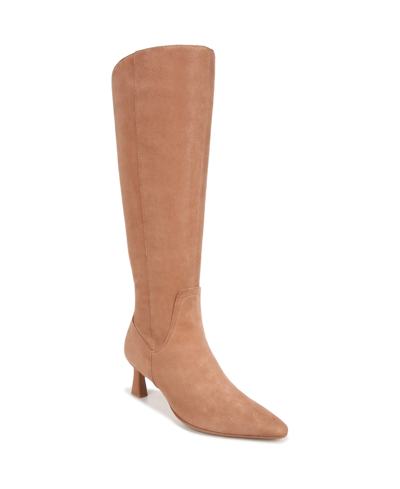 Shop Naturalizer Deesha Tall Dress Boots In Cafe Brown Suede