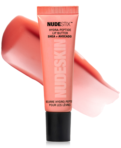 Shop Nudestix Nudeskin Hydra-peptide Lip Butter In Candy Kiss (soft Pink Tint Gloss With A 