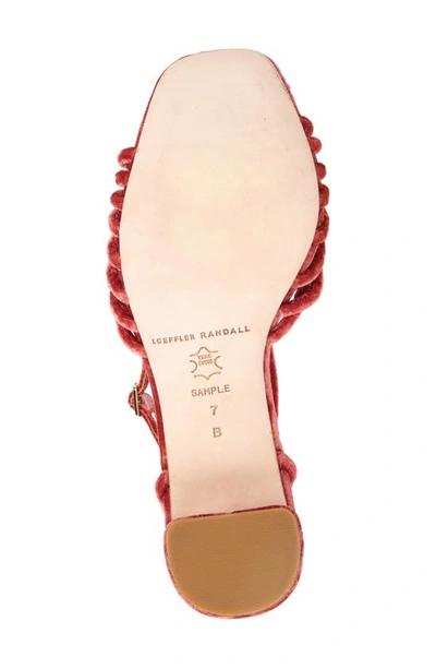 Shop Loeffler Randall Olivia Ankle Strap Sandal In Tea Rose