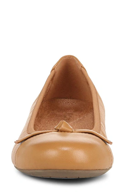 Shop Vionic Amorie Ballet Flat In Camel