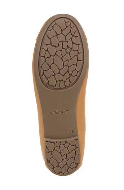 Shop Vionic Amorie Ballet Flat In Camel