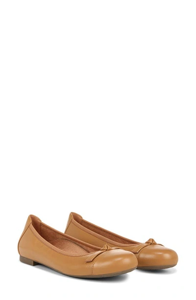 Shop Vionic Amorie Ballet Flat In Camel