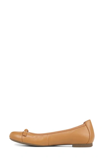 Shop Vionic Amorie Ballet Flat In Camel