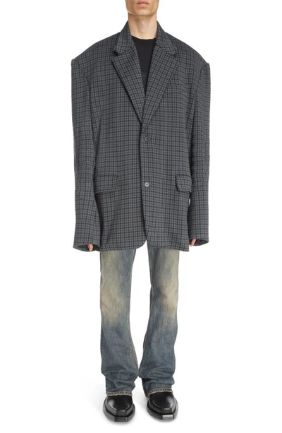 Balenciaga Blazer Jacket In Grey