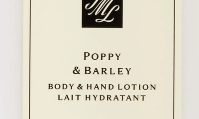 Shop Jo Malone London Poppy & Barley Body & Hand Lotion, 8.4 oz