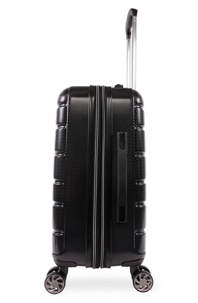 Shop Original Penguin Crimson 21-inch Hardside Spinner Luggage In Black