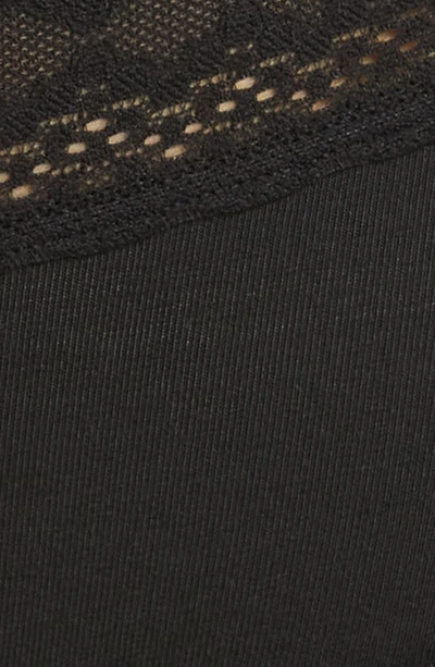 Meundies Feelfree Lace Hipster Briefs In Black