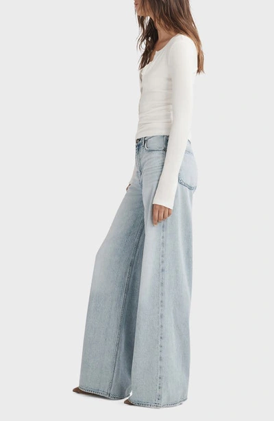 Shop Rag & Bone Sofie Featherweight Wide Leg Jeans In Kierra