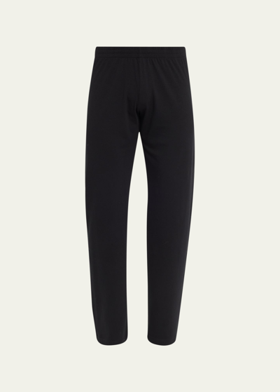 Shop Balenciaga Men's Low-waist Leisure Pants In Noir