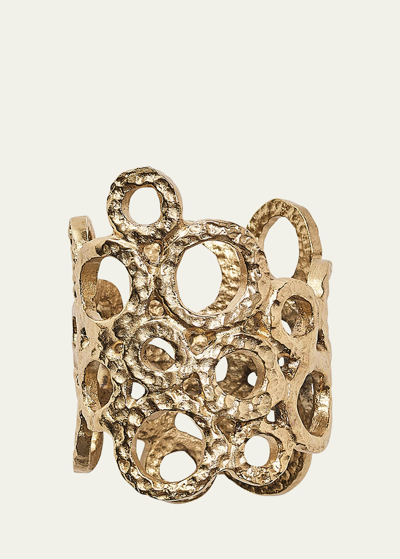 Shop Kim Seybert Orbit Napkin Ring In Gold