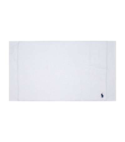 Shop Ralph Lauren Player Bath Mat (55cm X 90cm) In White