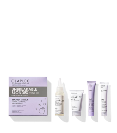 Shop Olaplex Unbreakable Blondes Mini Kit In Multi