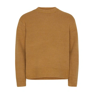 Shop Acne Studios Sweater In Camel_brown