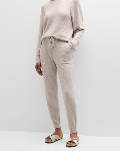 Shop Barefoot Dreams Cozychic Lite Ribbed Lounge Pants In Silver