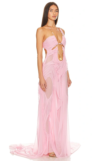 Shop Di Petsa Love Gown In Light Pink