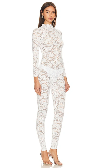 Shop Kim Shui Lace Jumpsuit In White