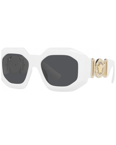 Shop Versace Women's Ve4424u 56mm Sunglasses In White