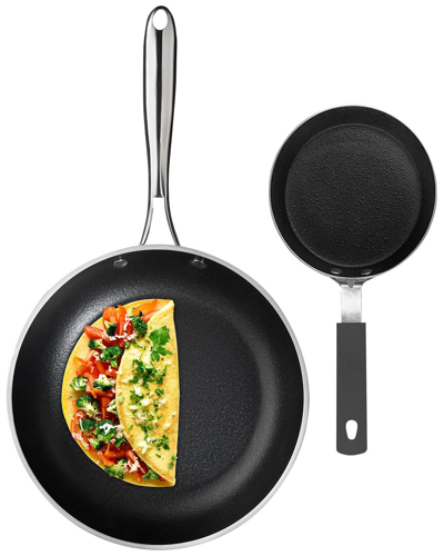 Gotham Steel Copper Cast Frying Pans Set Of 2 In Copper