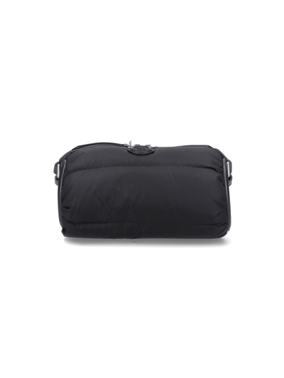 Shop Moncler Padded Shoulder Bag In Black  