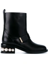 NICHOLAS KIRKWOOD Pearl Trim Boots,903A01TVL1